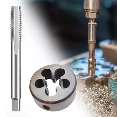 £2.81 • Buy M14x1.5 M16x1.5 M10x1mm Metric Tap And Die Set HSS Machine Thread Tap Round Die