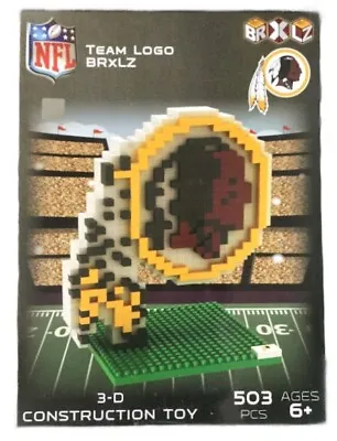 Washington Redskins NFL American Football 3D BRXLZ Brick Construction Set • £14.95