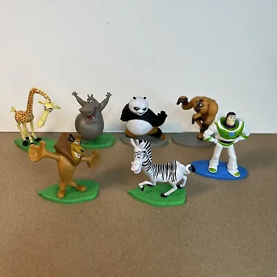 Dreamworks Lot Mini Figures Cake Toppers Madagascar King Fu Panda Toy Story • $8