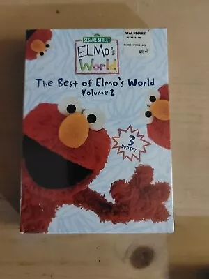 Sesame Street Elmo's World  Dvd The Best Of Elmo's World Volume 2 Box Set 3 Dvds • $11.99