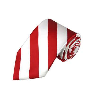 Romario Manzini® Men's Collegiate Stripe Woven Tie (22 Colors) • $12