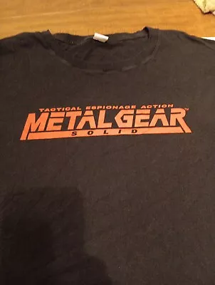 Tactical Espionage Action Metal Gear Solid T Shirt Black Size 2XL • $17.46