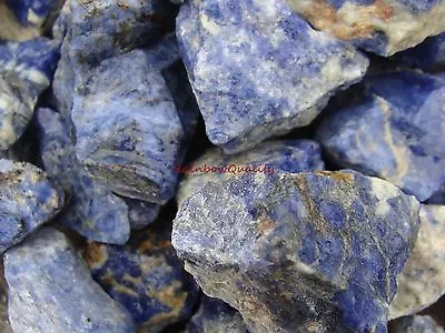 SODALITE ROUGH ROCKS - 2 1/2 LB Lot - TUMBLER CABBING ROUGH - FREE SHIPPING • $23.97