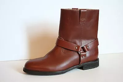 Madewell The Devin Boot 10 Leather Biker Boots Pecan Brown • $149.95