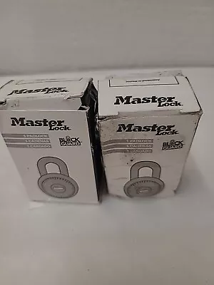 (2) New Master Lock 1224 Locker Padlock Combination Dial V10 • $19.99