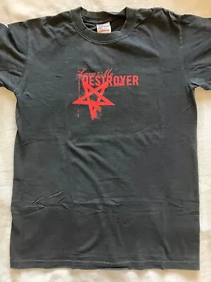 Vintage Love Me Destroyer (Pinhead Circus) Indie Punk 2003 Tour Shirt Size S • $25