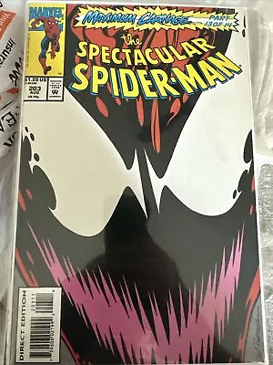 Spectacular Spider-Man #203 (1993) Maximum Carnage Part 13 • $5