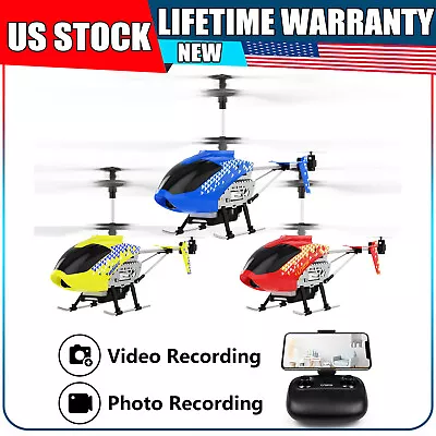 Mini Helicopter Remote Control Aircraft Anti-fall RC Toy Outdoor W/ HD Camera US • $29.98