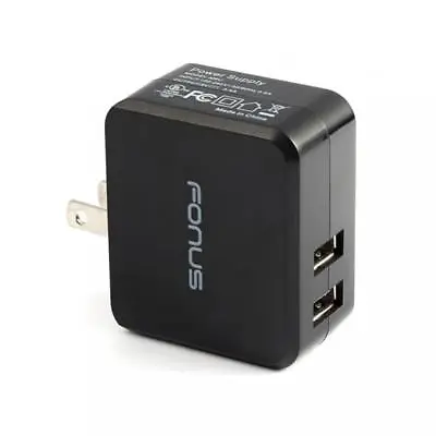 $14.50 • Buy 17W 3.4 AMP 2-PORT RAPID USB HOME WALL AC CHARGER POWER ADAPTER For CELL PHONES