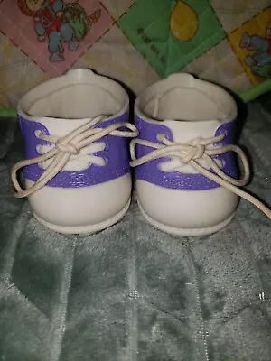 Vintage Cabbage Patch Kids - Purple Saddle Shoes - Clothes • $25