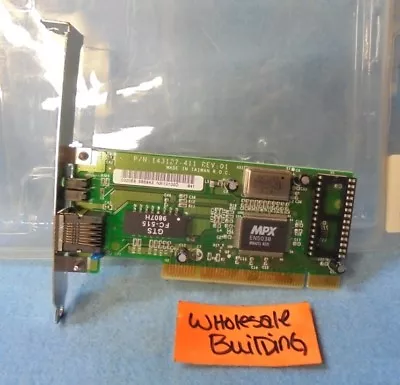 Ethernet Network Card 143127-411 Rev 01 Ivo 94v-0 10/100mb/s • $14