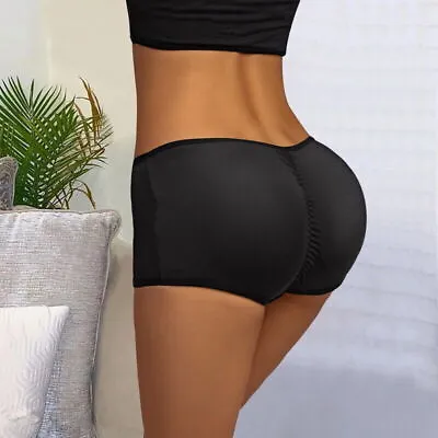 Bum Padded Pants Enhancer Shaper Panty Butt Lifter Booty Boyshorts Underwear NEW • £5.99