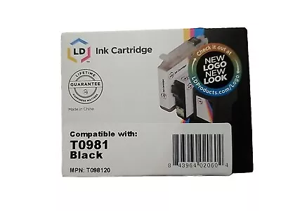 LD Reman T098120 For Epson T098 98 Black Ink Cartridge Artisan 700 800 710 835 • $8.95