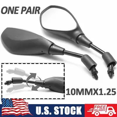 For KAWASAKI VERSYS 1000 650 VERSYS-X 300 250 Adjustable Rear View Side Mirrors • $26.39