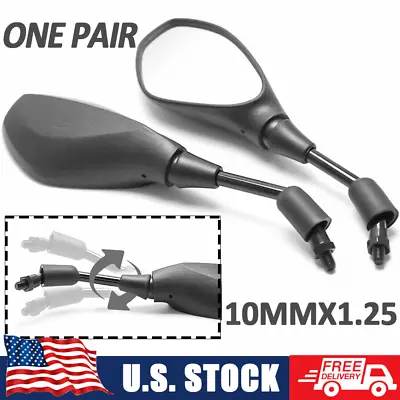 For KAWASAKI Z800 Z900 Z900SE Z900RS Z1000 Z1000R Adjustable Rear View Mirrors • $26.39