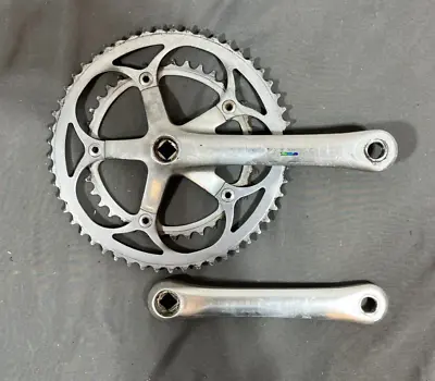 Vintage Shimano 600 Tricolor FC-6400 172.5mm 53/39 Double Crankset Fast Shipping • $34.95
