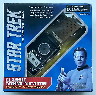 Star Trek Classic Communicator Authentic Action Replica Diamond Select 2012 *NEW • $80