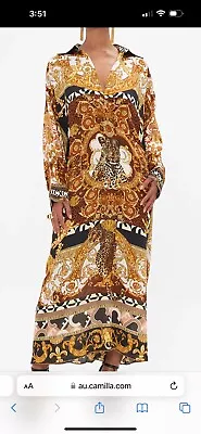 Camilla Feeling Fresco Wing Collar Kaftan BNWT RRP$769 • $299.95