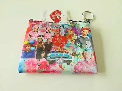 I Love Lucy Collectible Colorful Collage Key Chain Coin Purse - Licensed New • $9.50