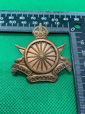 WW1 British Army Original Non-Voided Army Cyclists Corps Cap Badge • $42.42