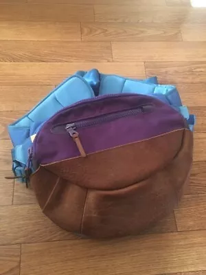 Visvim BALLISTIC LUMBER 8L Body Shoulder Bag Mens Blue Purple Used • $387