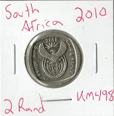 Coin South Africa 2 Rand 2010 KM498 • $1.39