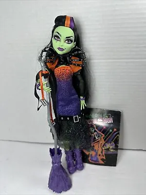 Monster High Casta Fierce Doll Diary Stand Purple Singer Green • $54.99