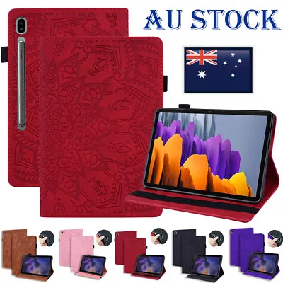 Leather Case Cover For Samsung Galaxy Tab S5e S6 S7 FE Plus S8+ 11  12.4  Tablet • $20.99