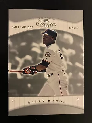 2001 Donruss Classics Barry Bonds #2 San Francisco Giants • $4.89