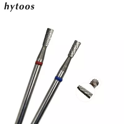 Inverted Conical Bits 3/32 Carbide Nail Drill Bit For Manicure Cuticle Clean • $15.11