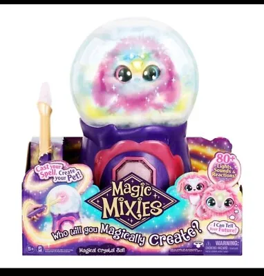 Magic Mixies Magical Misting Crystal Ball W/ Interactive 8 Inch Plush Toy PINK • $29.95