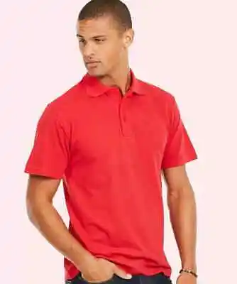 Uneek Polo Shirt Top Short Sleeve Polycotton Soft Olympic Work Button Collar • £7.39