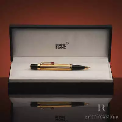 Montblanc Boheme Gold Plated Rotary Pencil Mechanical Pencil Pinstripe ID 25440 • £814.40