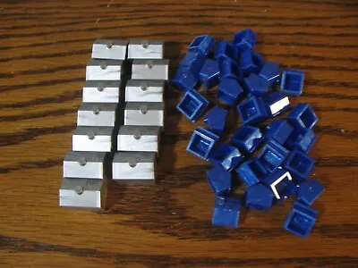 2006 Monopoly Here & Now Replacement Houses & Motels / Hotels Blue & Grey  #C • $3.40