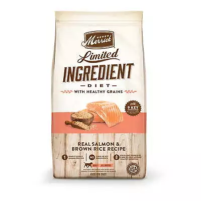 Merrick Limited Ingredient Salmon&Sweet Potato Dry Dog Food Grain Free 22 Lb Bag • $71.43