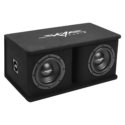 New Skar Audio Sdr-2x8d4 Dual 8  1400 Watt Loaded Ported Subwoofer Enclosure • $178.49