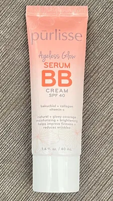 Purlisse Ageless Glow Serum BB Cream SPF 40 Medium Warm 1.4 Fl Oz New READ*** • $9.99