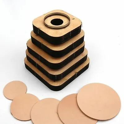 Round Circle Cutting Mold Wood Dies Japan Steel Blade Rule Punch Leather Cutter • $34.18