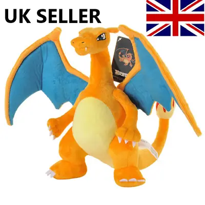 Plush Soft Toys Squirtle Chamander Charizard Psyduck Charmeleon Children Gift Uk • £11.19