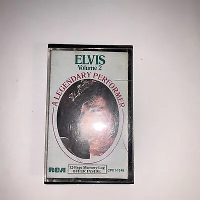 Elvis Presley- A Legendary Performer Vol 2 (Cassette Tape) 1976 Jailhouse Rock • $4.05