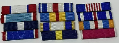 Vintage Military Ribbon Bars Army Navy Air Force Marines Coast Guard Group A 12 • $12.99