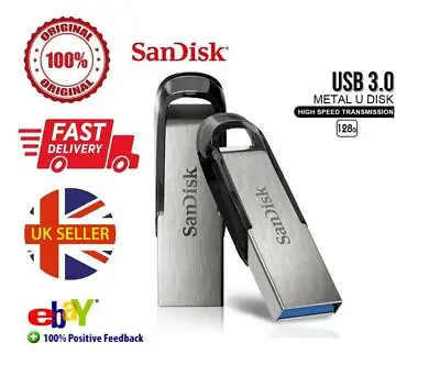 £4.25 • Buy SanDisk Ultra Flair USB 4 8 16 32 64 128GB 3.0 Flash Drive Memory Stick 150 MB/s