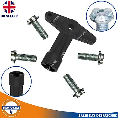 Alloy Wheel Centre Cap Screws Bolts With Key For Renault Megane Clio Scenic • £4.51