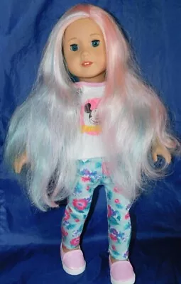 American Girl Doll Truly Me Doll With Long Rainbow Hair • $42.99