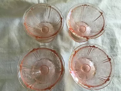 Vintage Reproduction Cherry Blossom Sherbet 4 Pieces - One Chip Detected • $24