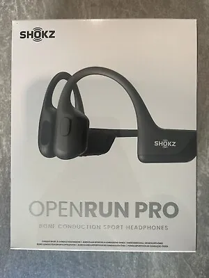 Shokz - OpenRun Pro Premium Bone Conduction Open-Ear Sport Headphones Steel • $120