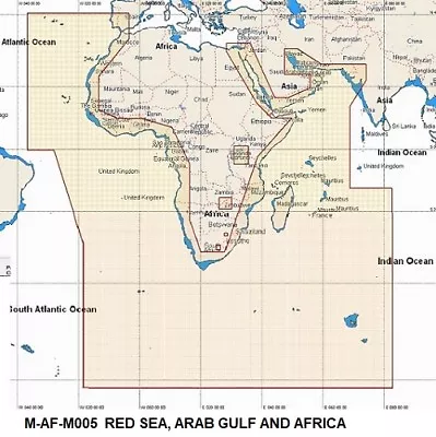 C-Map MAX MEGAWIDE M-AF-M005 Chart C-CARD RED SEA ARAB GULF AND AFRICA • $365.08