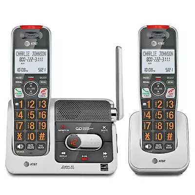 AT&T BL102-2 DECT 6.0 2-Handset Smart Call Blocking Cordless Answering System • $42.99