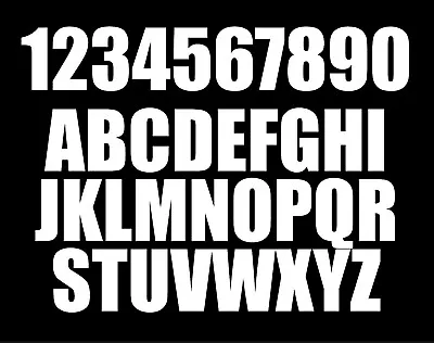 £1.09 • Buy LARGE House Numbers White Wheelie Bin Vinyl Stickers Dustbin Peel & Stick D