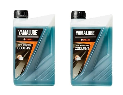 $54.99 • Buy Yamaha Genuine Yamalube Coolant Blue 1 Litre YMD-65049-00-84 *** TWIN PACK ***